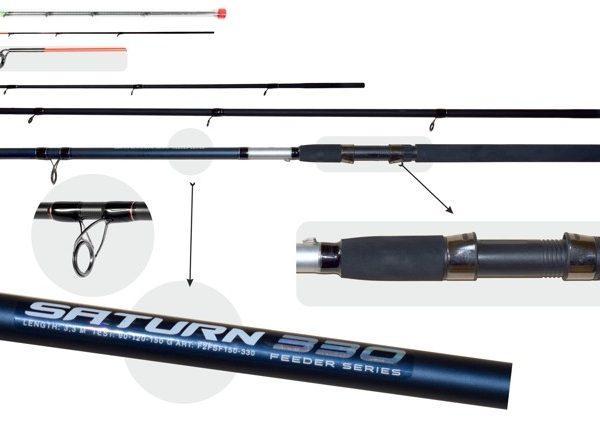 Фидерное удилище Fish2Fish Saturn 3.9 м. и 3.6 м. (90-120-150 грамм)