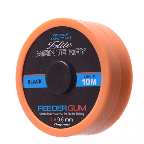Фидерная резина (фидергам) FLAGMAN Feeder Gum Mantaray Elite 10 м 0.60 мм.