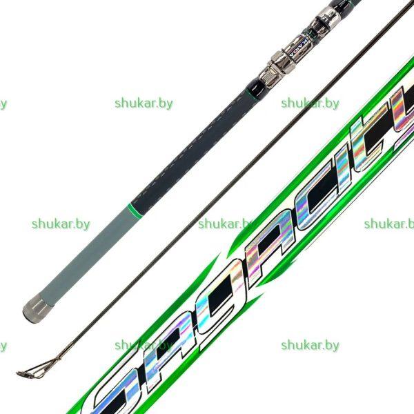Удилище телескопическое болонское с кольцами Kaida SAGACITY тест  10-30g   4, 5, 6 м.